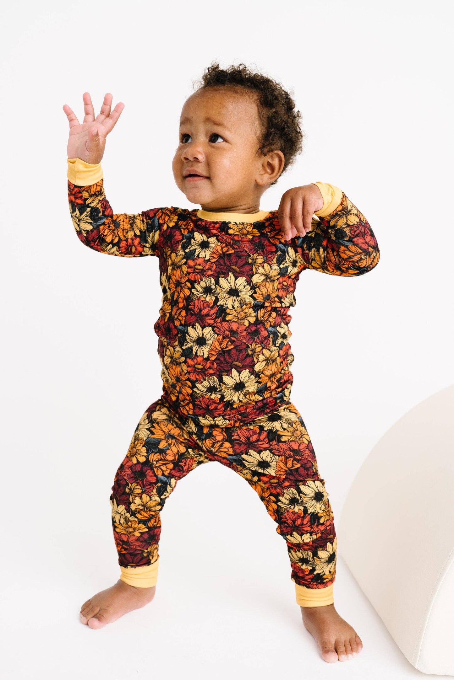 Rustic Floral Bamboo Set
