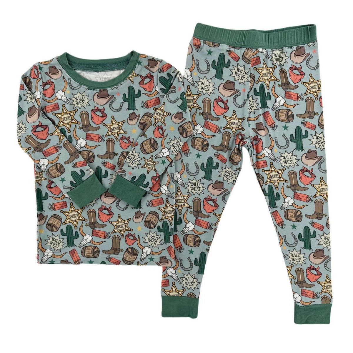 Western Long Sleeve Pajama Set