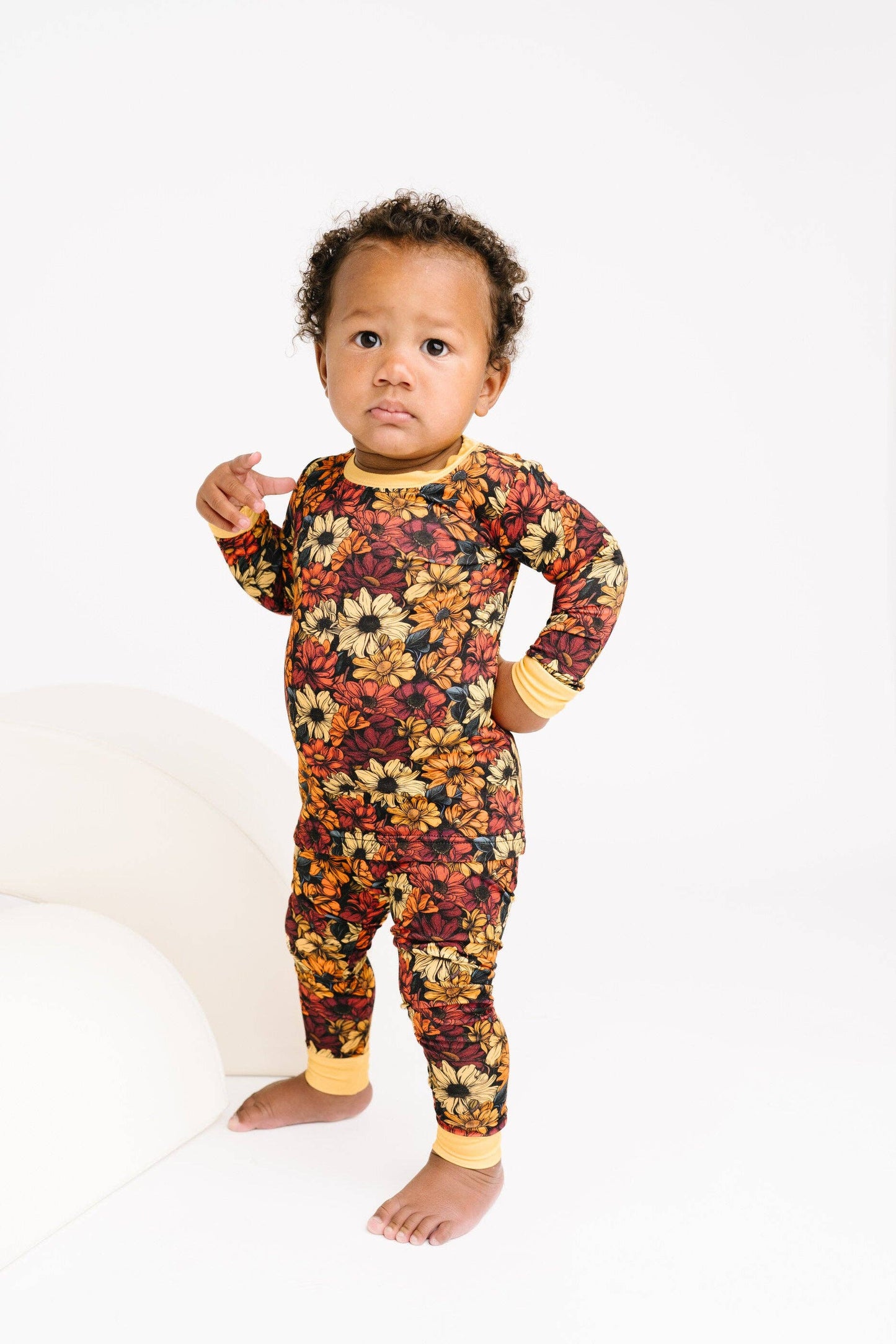 Rustic Floral Bamboo Set