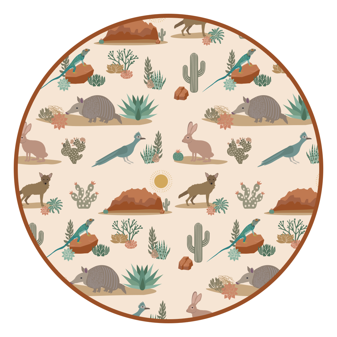 Desert Friends Western Armadillo Bamboo Baby Lovey