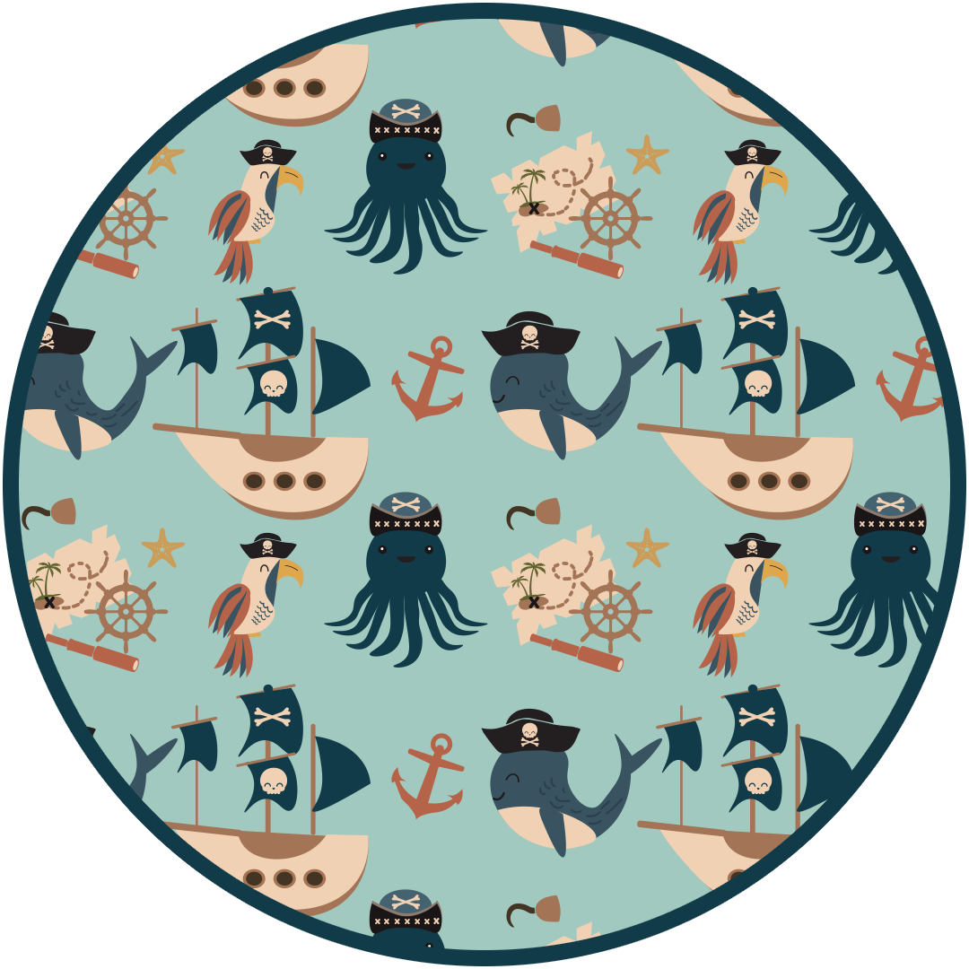 Pirate's Life Pirate Baby Blanket