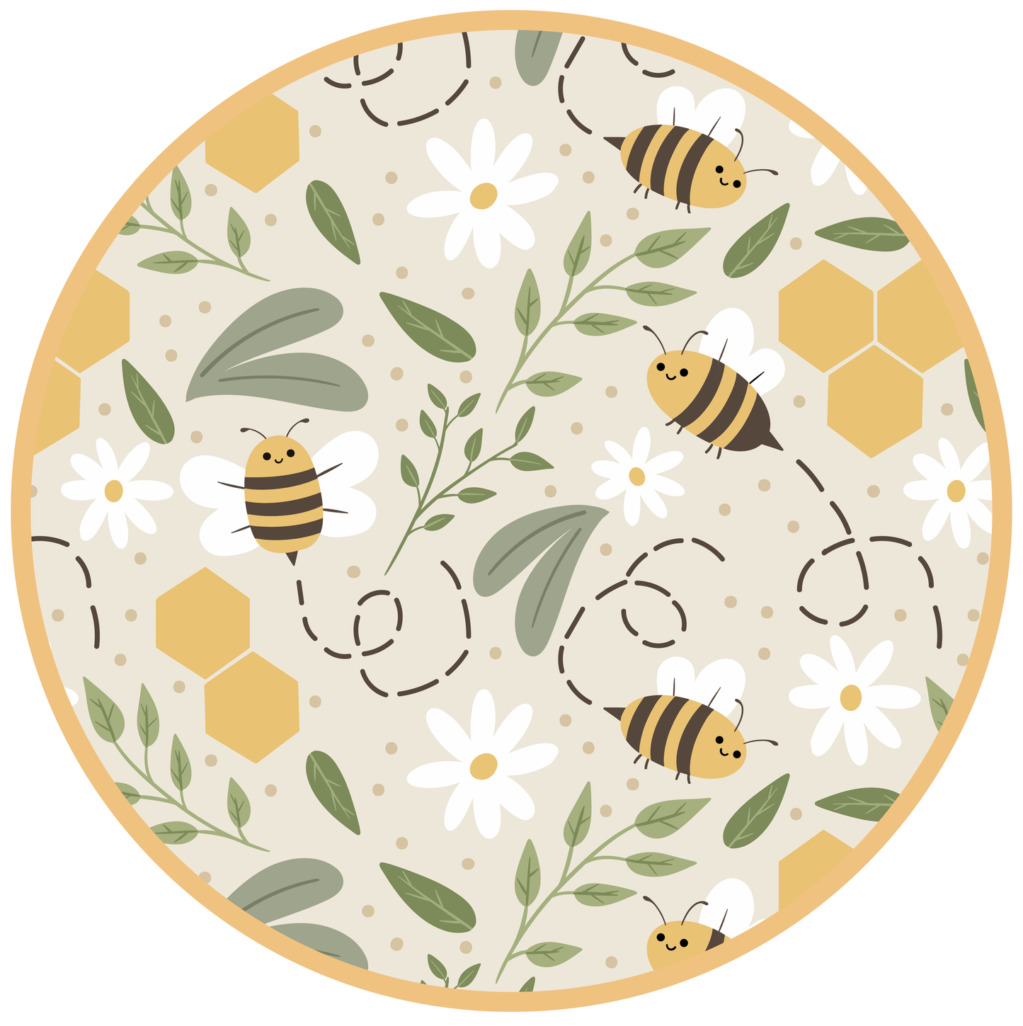 Happy Honey Bees Short Sleeve Pajama Set