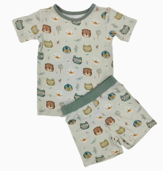 Pond Pals Bamboo Shorts Set