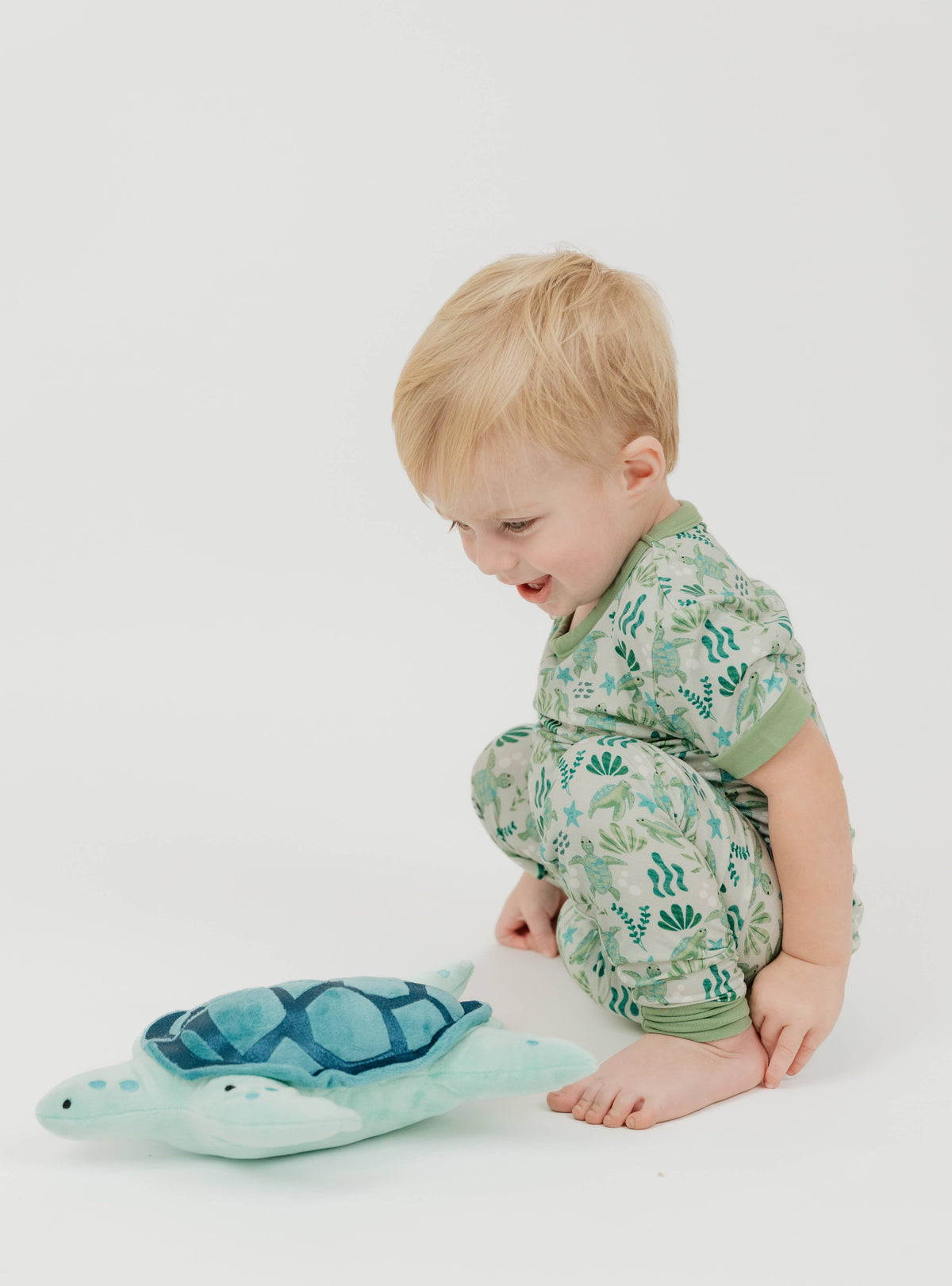 Save the Sea Turtles Short Sleeve Pajama Set