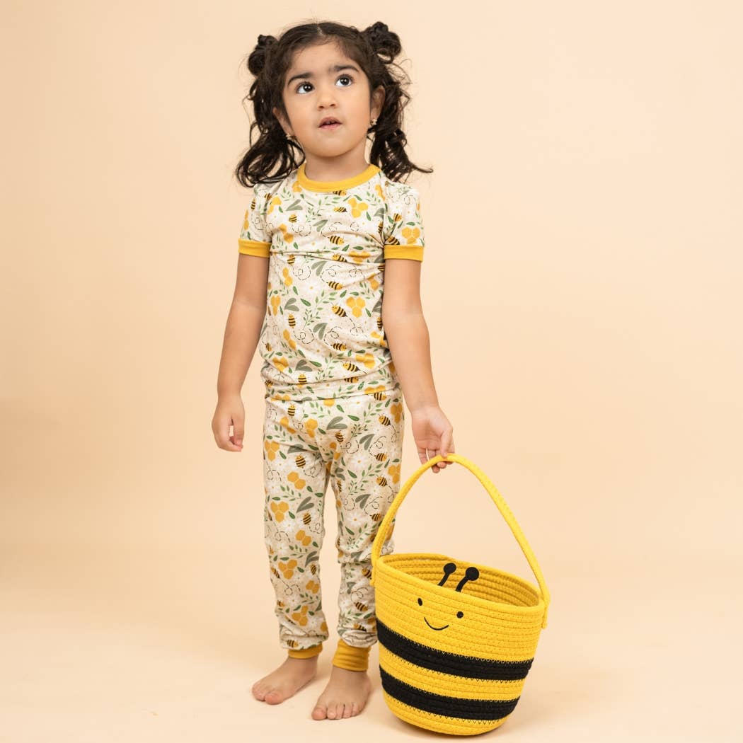 Happy Honey Bees Short Sleeve Pajama Set